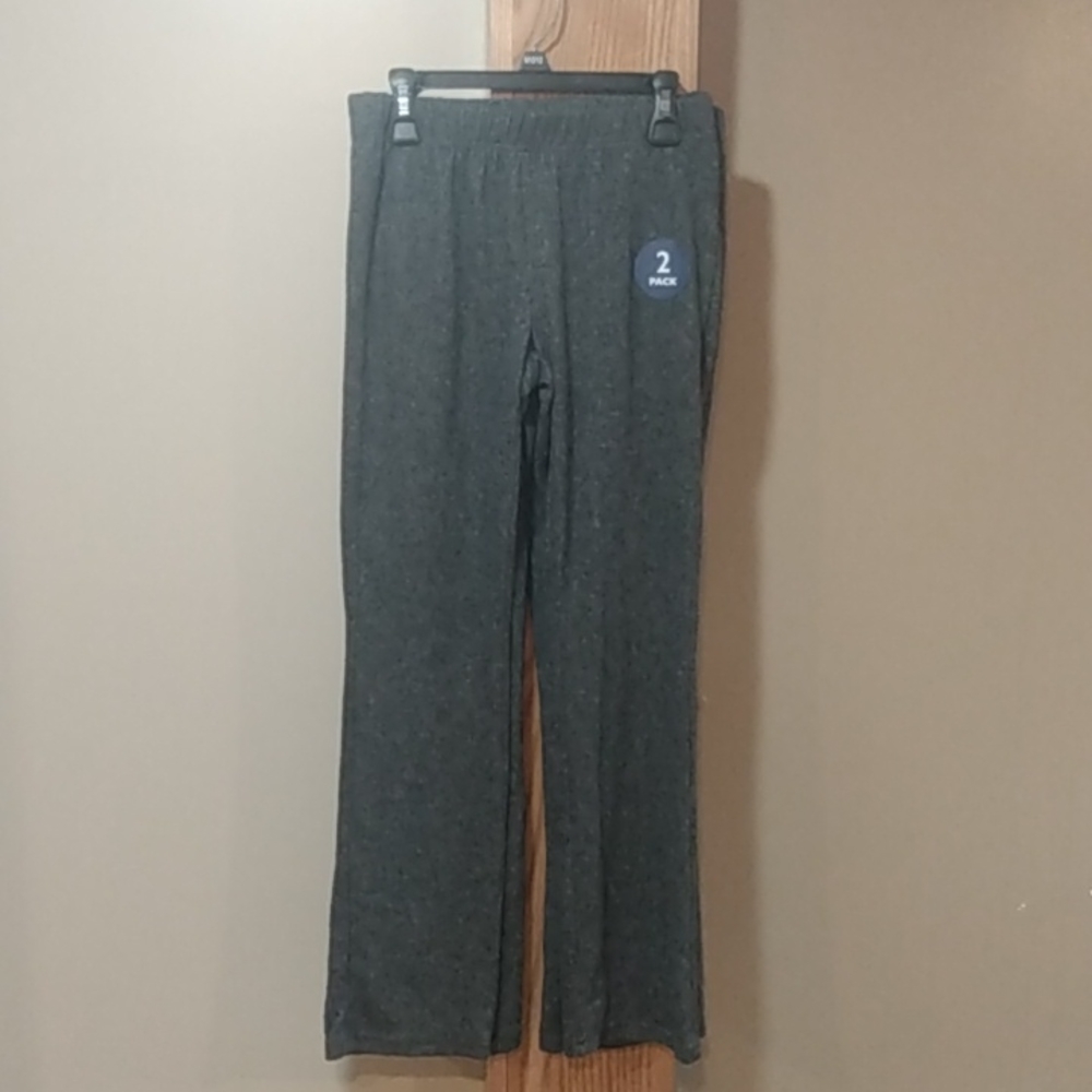 (2) Simply Styled by Sears Pajama/Comfy Pants Gray